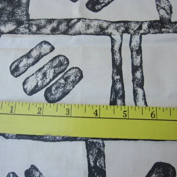 Vintage 1960s Francis Price MAYA Abstract Tribal MCM Upholster Fabric 3Y ENGLAND